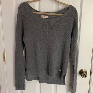 Grey hollister sweater